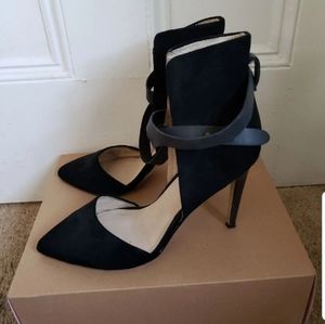 "Joes Jeans" ankle strap pumps